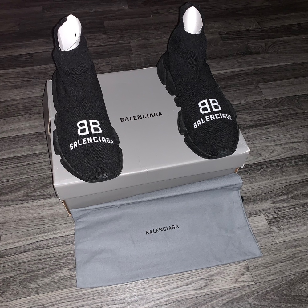 Balenciaga Speed Recycled (Black) - Picture 1 of 3